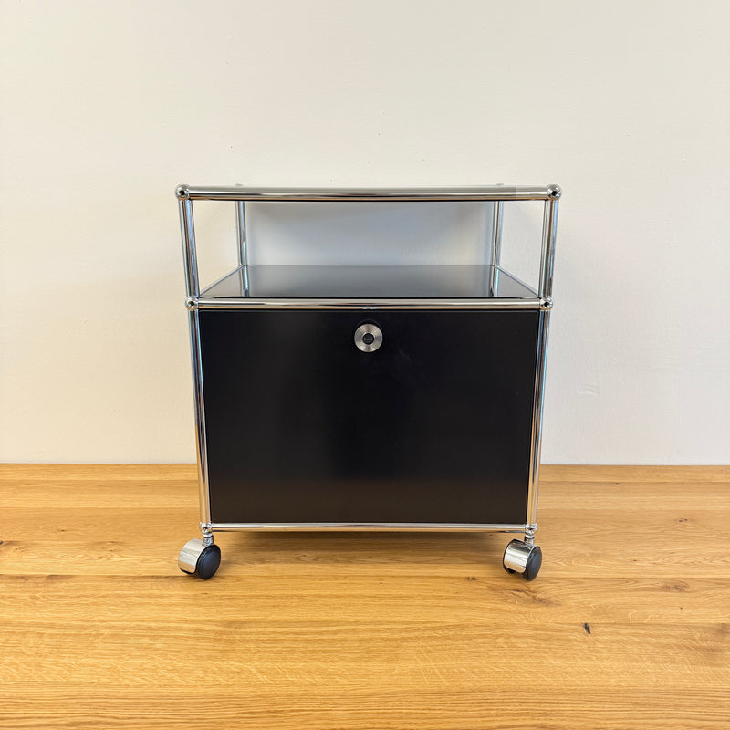 USM Haller - Nachtschränkchen/Druckerwagen - Schwarz- TOP Zustand!
