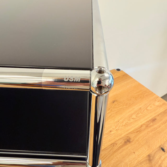 USM Haller - Nachtschränkchen/Druckerwagen - Schwarz- TOP Zustand!