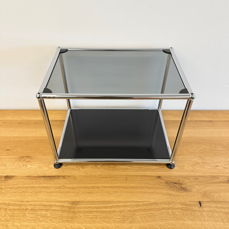 USM Haller - Beistelltisch - Rauchglas/Schwarz - TOP Zustand!