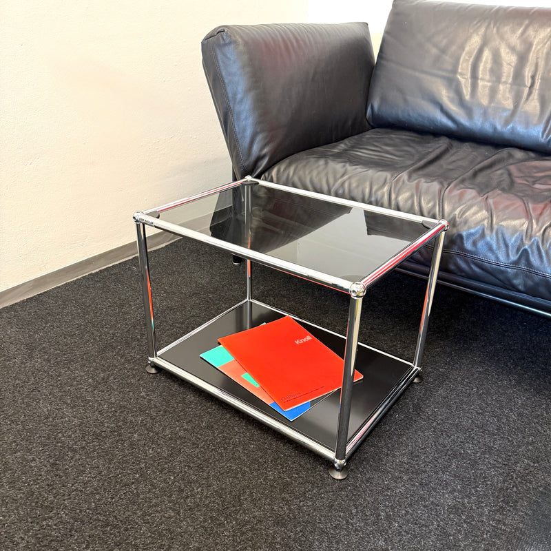 USM Haller - Beistelltisch - Rauchglas/Schwarz - TOP Zustand!