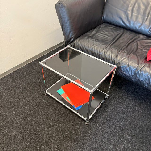 USM Haller - Beistelltisch - Rauchglas/Schwarz - TOP Zustand!