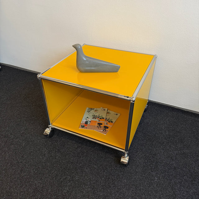 USM Haller - Beistelltisch/Druckerwagen - Goldgelb- TOP Zustand!