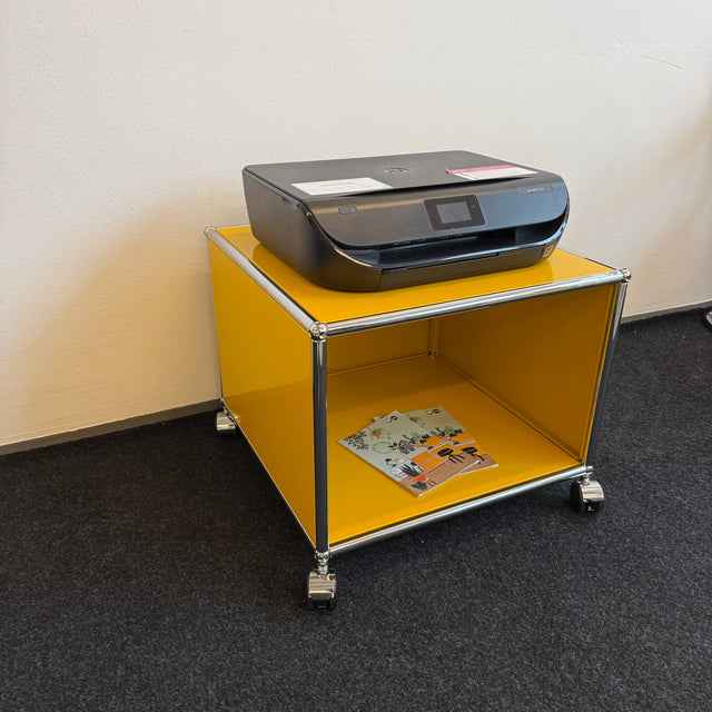 USM Haller - Beistelltisch/Druckerwagen - Goldgelb- TOP Zustand!