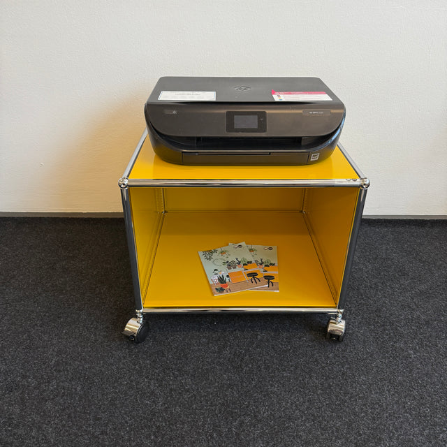 USM Haller - Beistelltisch/Druckerwagen - Goldgelb- TOP Zustand!