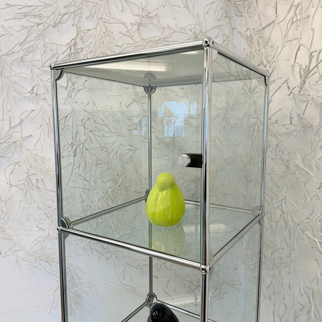 USM Haller - Vitrine - Glas/Weiß - Vier Fächer - TOP Zustand!