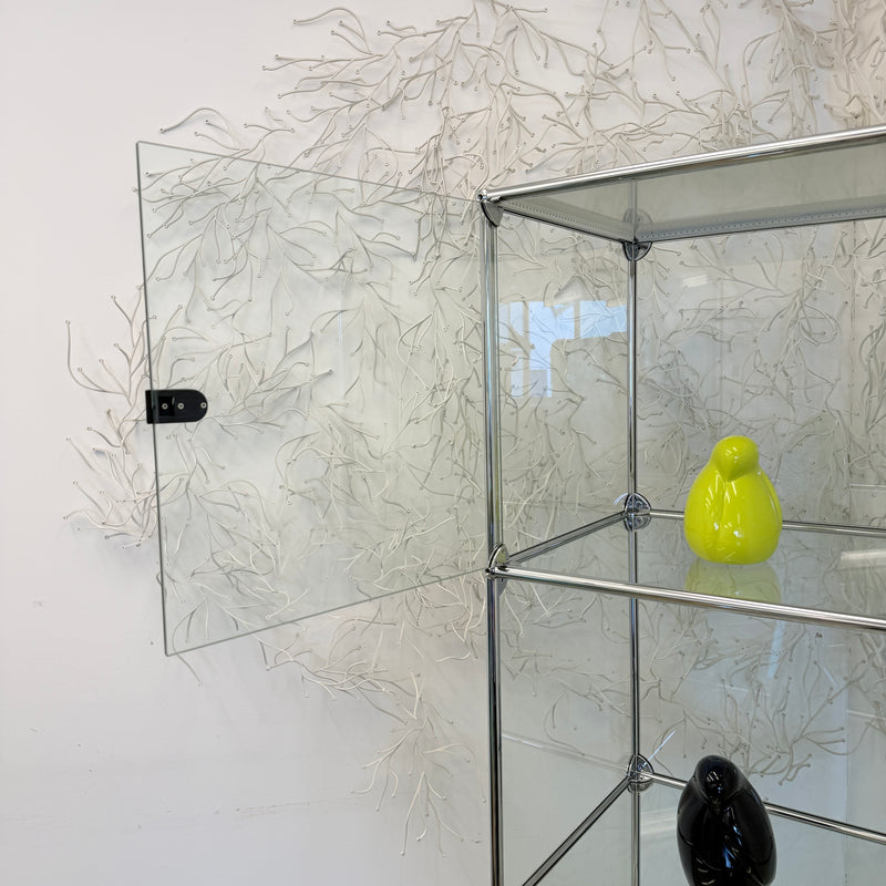 USM Haller Vitrine - Glas/Weiß - Vier Fächer - TOP Zustand!