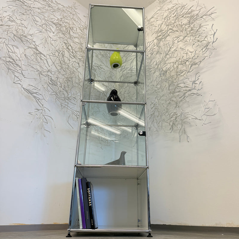 USM Haller Vitrine - Glas/Weiß - Vier Fächer - TOP Zustand!