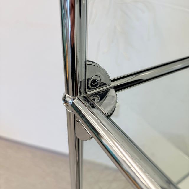 USM Haller - Vitrine - Glas/Weiß - Vier Fächer - TOP Zustand!