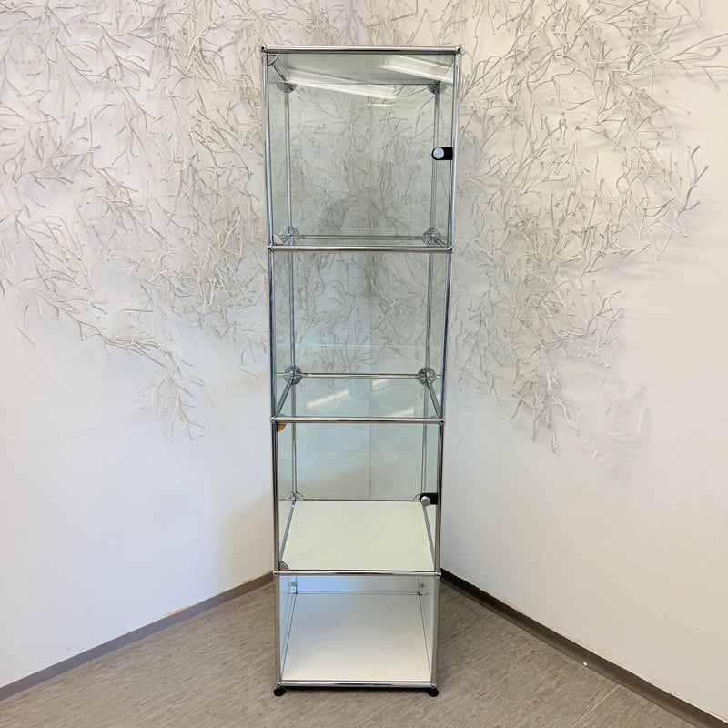 USM Haller Vitrine - Glas/Weiß - Vier Fächer - TOP Zustand!
