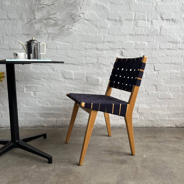 Knoll International - Risom 666 Stuhl - dunkelblau - TOP Zustand