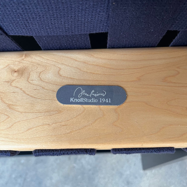 Knoll International - Risom 666 Stuhl - dunkelblau - TOP Zustand