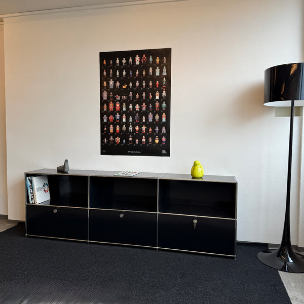 USM Haller - Sideboard/Regal - Schwarz - Guter gebrauchter Zustand