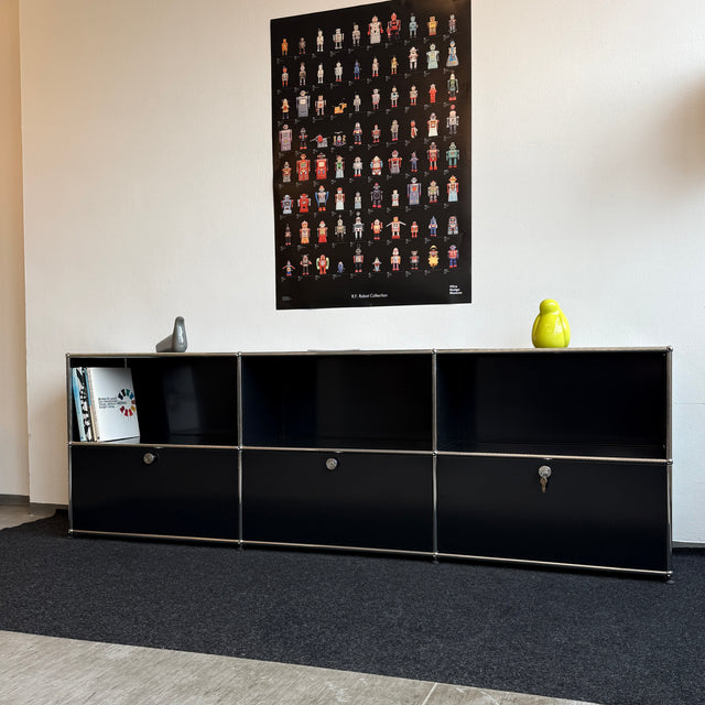 USM Haller - Sideboard/Regal - Schwarz - Guter gebrauchter Zustand