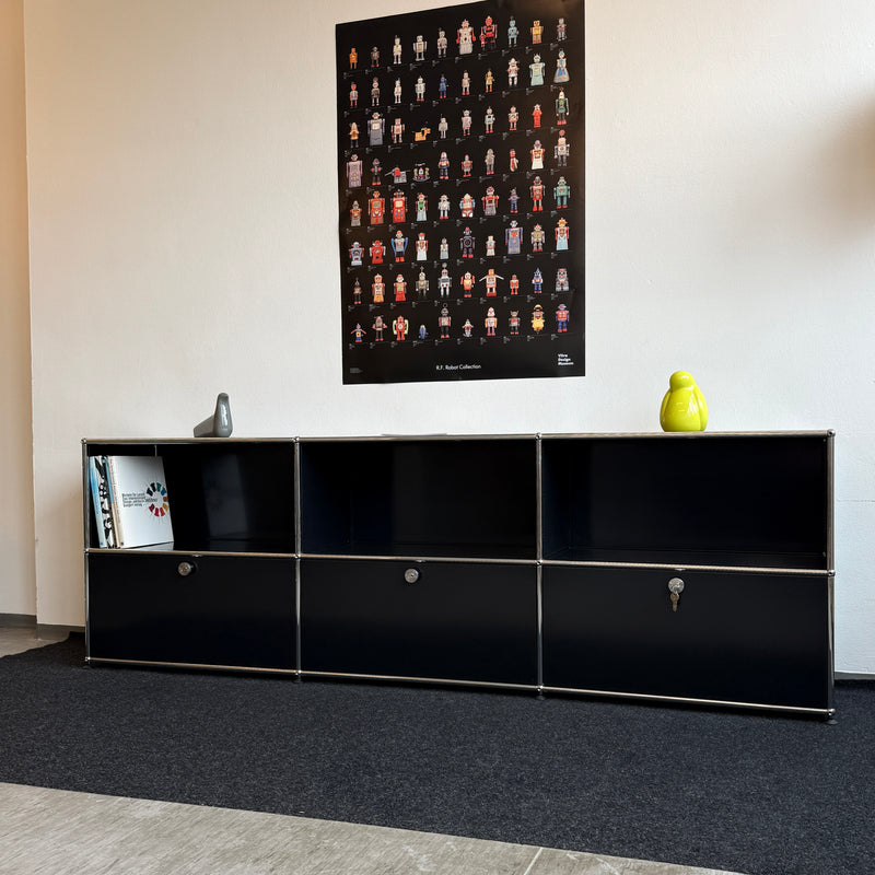 USM Haller - Sideboard/Regal - Schwarz - Guter gebrauchter Zustand