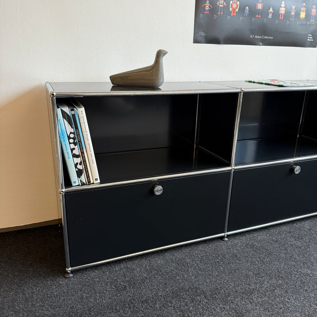 USM Haller - Sideboard/Regal - Schwarz - Guter gebrauchter Zustand