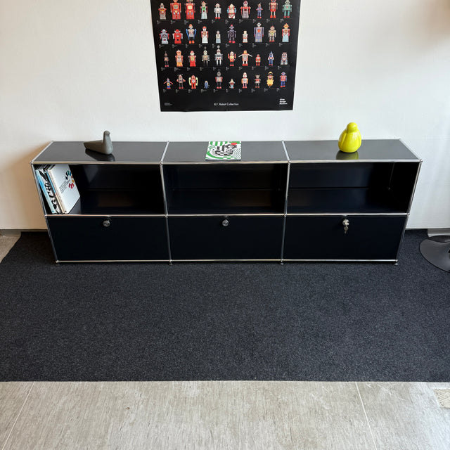 USM Haller - Sideboard/Regal - Schwarz - Guter gebrauchter Zustand