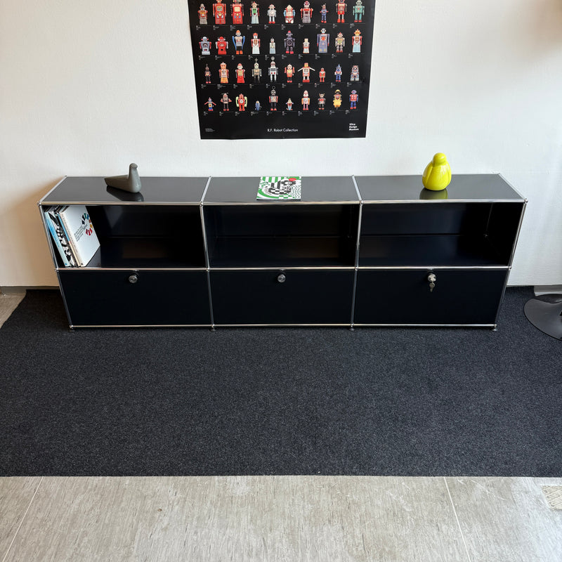 USM Haller - Sideboard/Regal - Schwarz - Guter gebrauchter Zustand