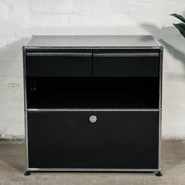 USM Haller - Doppelcontainer - schwarz - gebrauchte TOP Qualität