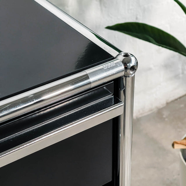 USM Haller - Doppelcontainer - schwarz - gebrauchte TOP Qualität