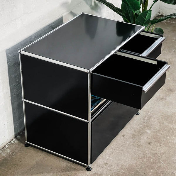 USM Haller - Doppelcontainer - schwarz - gebrauchte TOP Qualität