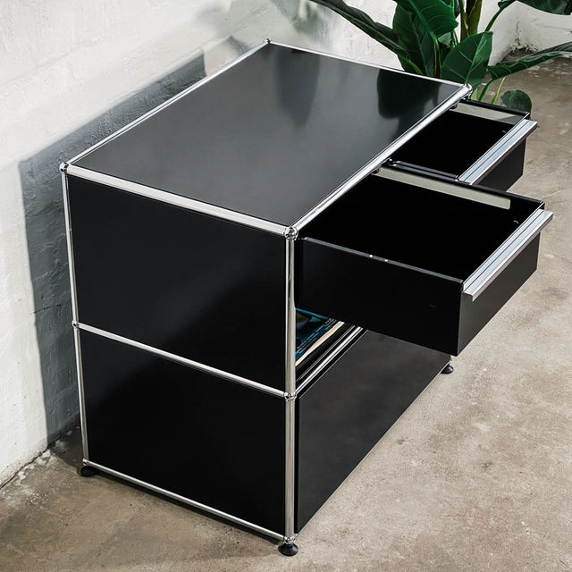 USM Haller - Doppelcontainer - schwarz - gebrauchte TOP Qualität