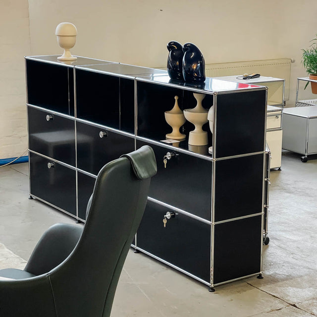 USM Haller - Regal - schwarz