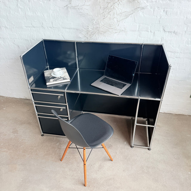 USM Haller - Sekretär - schwarz - Schubladen - gebrauchter TOP Zustand!