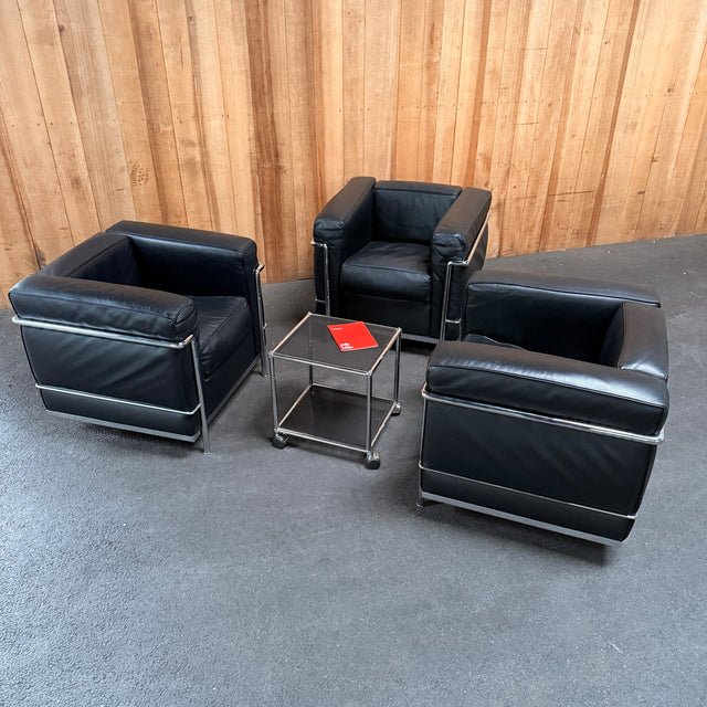 Cassina - LC 2 - Sessel - Leder Schwarz - TOP Zustand!