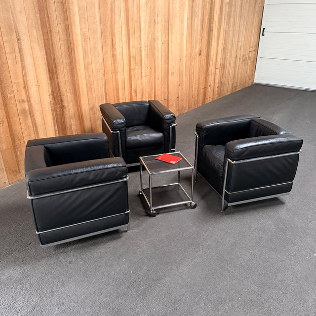 Cassina - LC 2 - Sessel - Leder Schwarz - TOP Zustand!