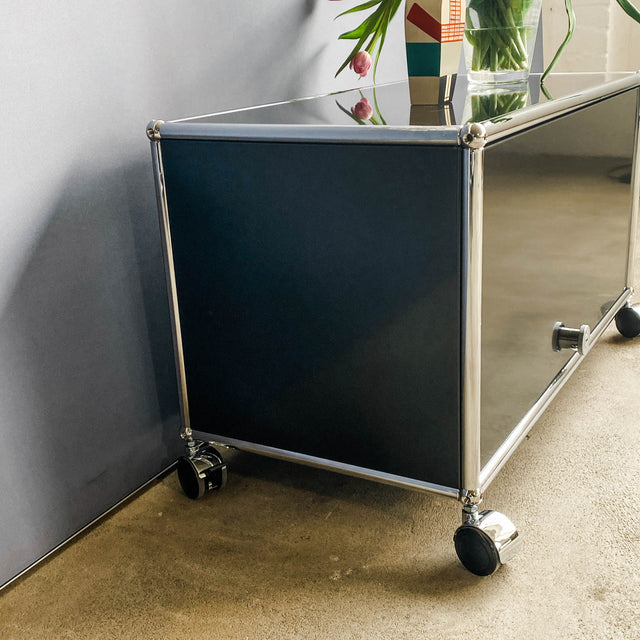 USM Haller Lowboard - TV-Hifi-Board - schwarz - gebrauchte TOP Qualität