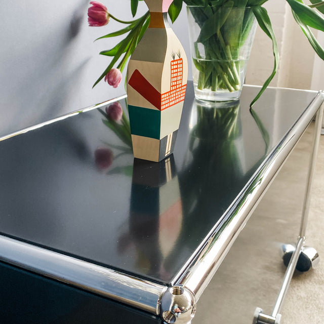 USM Haller Lowboard - TV-Hifi-Board - schwarz - gebrauchte TOP Qualität