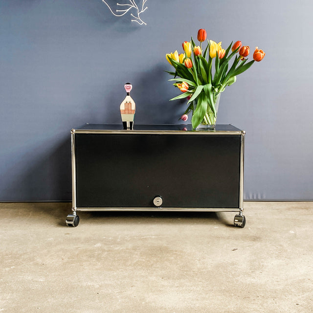 USM Haller Lowboard - TV-Hifi-Board - schwarz - gebrauchte TOP Qualität