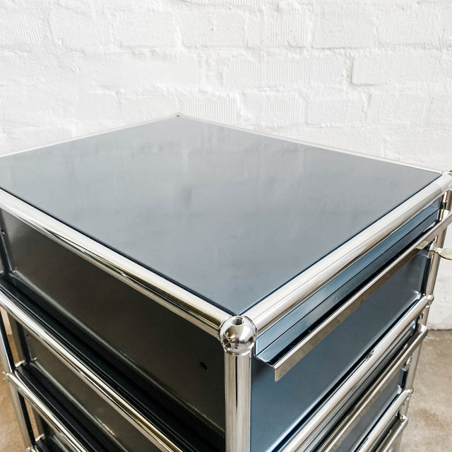 USM Haller - Rollcontainer - anthrazitgrau - 3 Schubladen - gebrauchter TOP Zustand