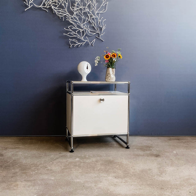 USM Haller Nachtschränkchen - weiß - Auf- und Unterbau - gebrauchte TOP Qualität