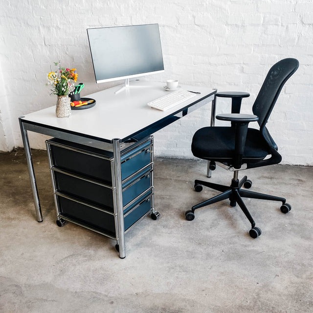 USM Haller - Rollcontainer - anthrazitgrau - 3 Schubladen - gebrauchter TOP Zustand