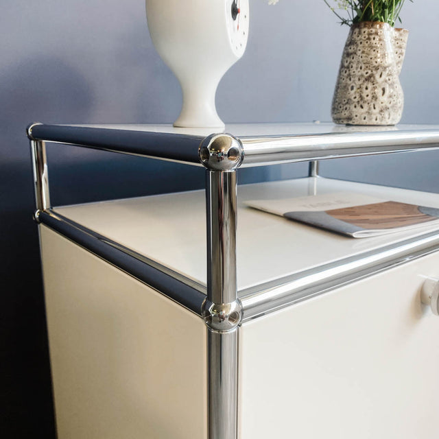 USM Haller Nachtschränkchen - weiß - Auf- und Unterbau - gebrauchte TOP Qualität