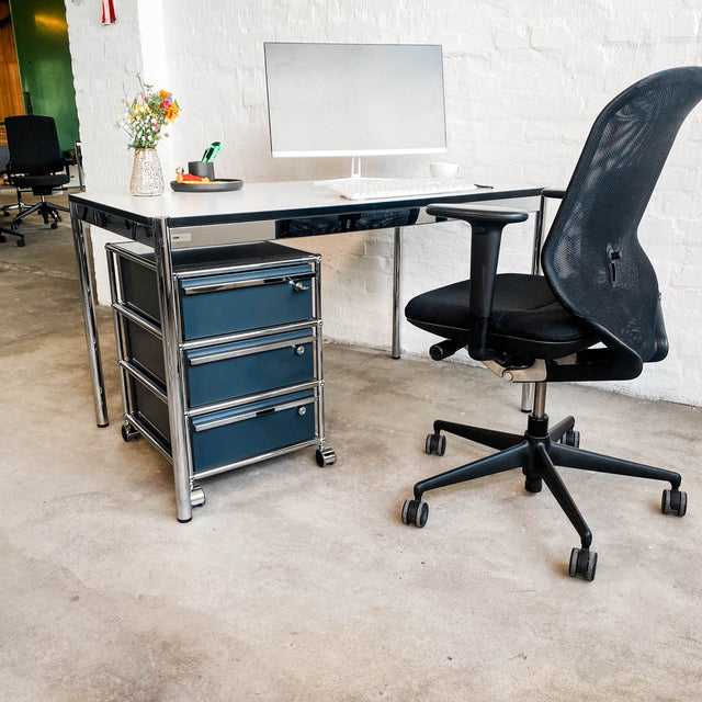 USM Haller - Rollcontainer - anthrazitgrau - 3 Schubladen - gebrauchter TOP Zustand