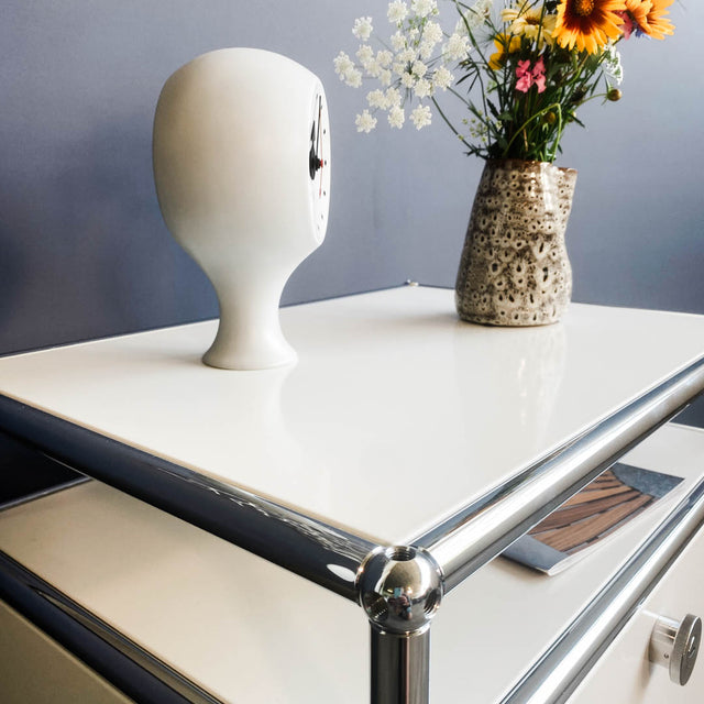 USM Haller Nachtschränkchen - weiß - Auf- und Unterbau - gebrauchte TOP Qualität