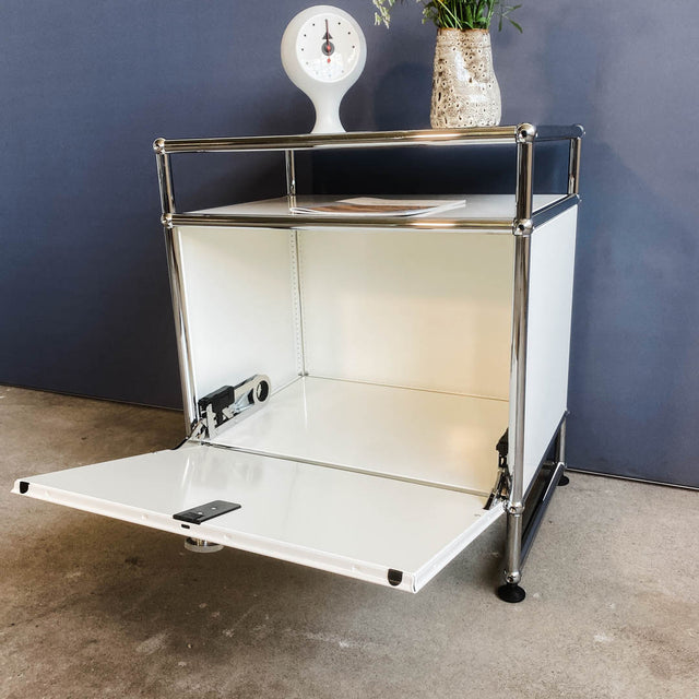 USM Haller Nachtschränkchen - weiß - Auf- und Unterbau - gebrauchte TOP Qualität