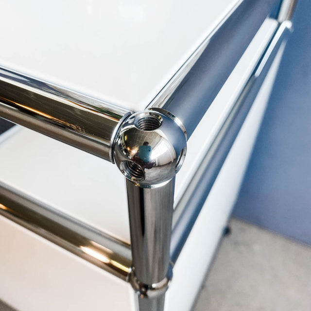 USM Haller Nachtschränkchen - weiß - Auf- und Unterbau - gebrauchte TOP Qualität