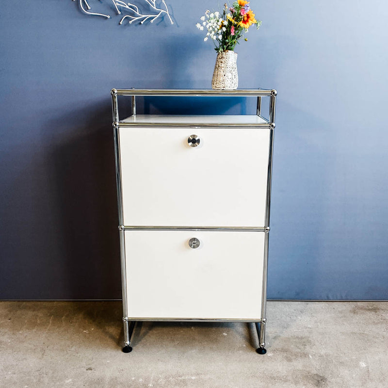 USM Haller - Schrank - Kommode - Weiß - Klapptüren