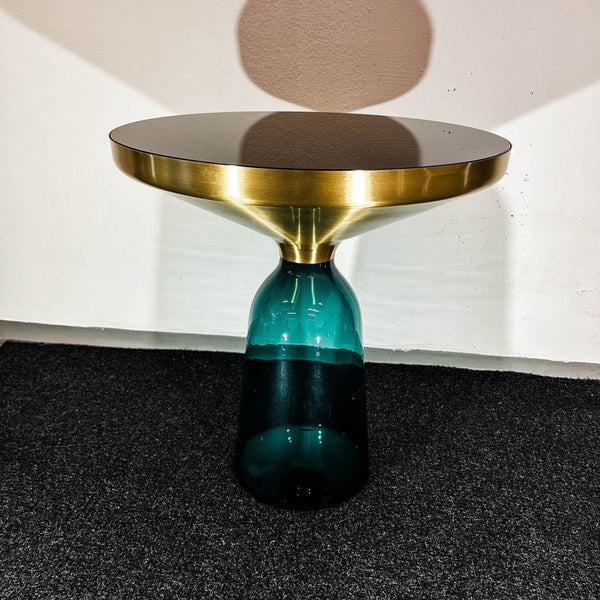 Bell Side Table - Messing/Glas