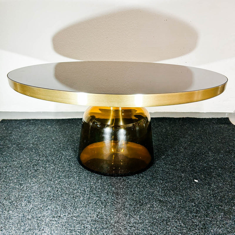 Bell Coffee Table - Messing/Glas