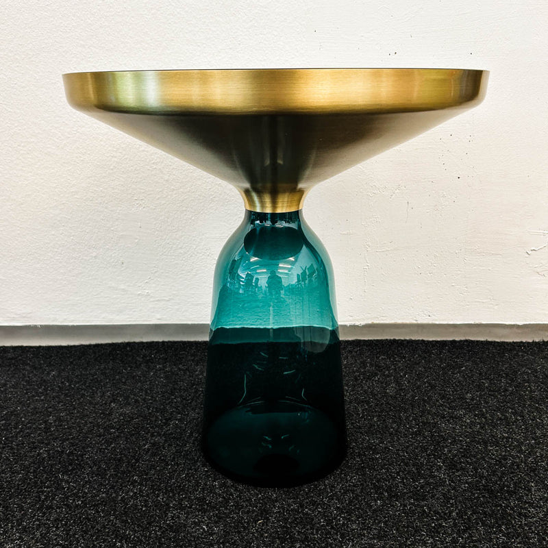Bell Side Table - Messing/Glas