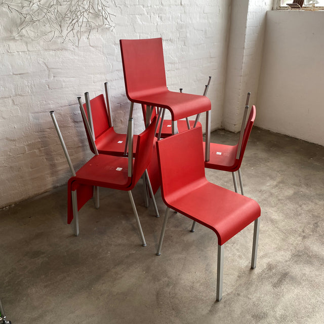 Vitra - .03 - Stuhl - Signalrot - Maarten van Severen - gebrauchter TOP Zustand