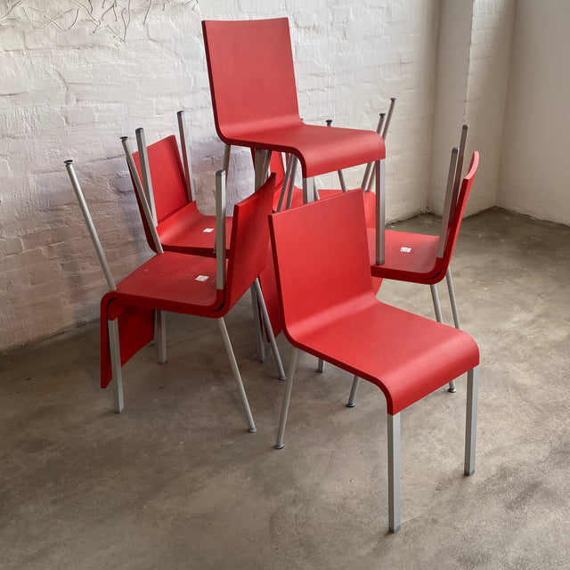 Vitra - .03 - Stuhl - Signalrot - Maarten van Severen - gebrauchter TOP Zustand