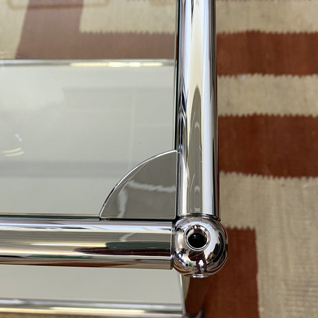 USM Haller - Beistelltisch - Glas/lichtgrau