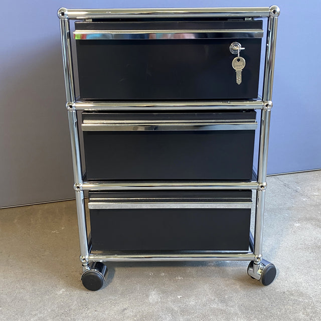 USM Haller Rollcontainer - schwarz - gebrauchter TOP Zustand