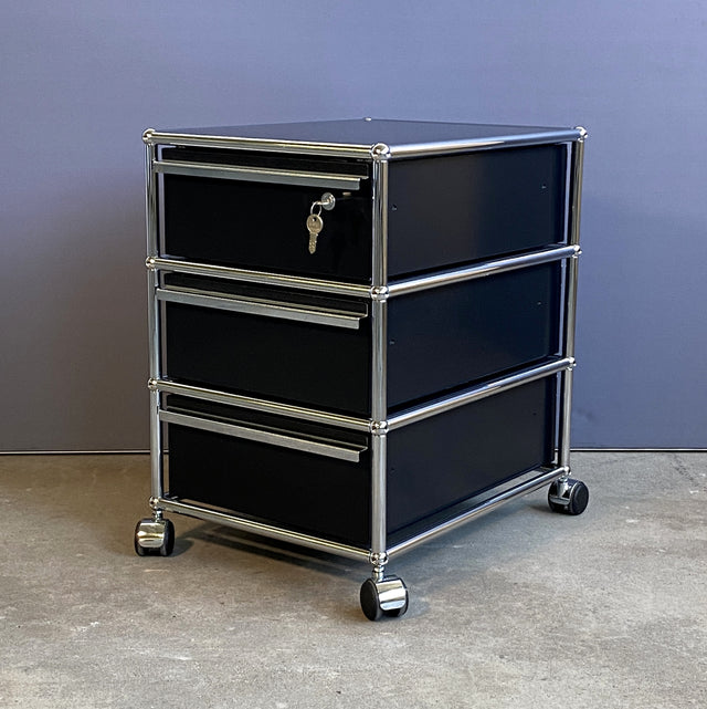 USM Haller Rollcontainer - schwarz - gebrauchter TOP Zustand