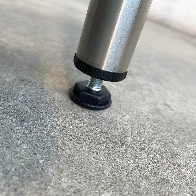 Vitra - Standard Table rund - weiß/Edelstahl - OUTDOOR